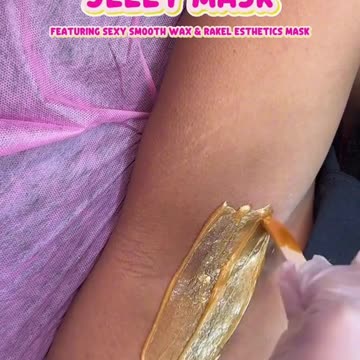 Underarm Waxing in Houston with Sexy Smooth Golden Allure Hard Wax | @cmbeauty_bar