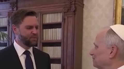 JD Vance meets Pope Leo XIV at the Vatican
