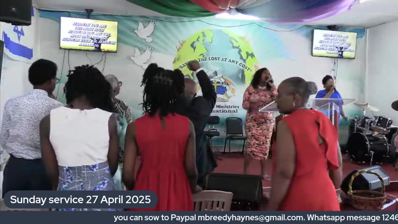 Sunday service 27 April 2025