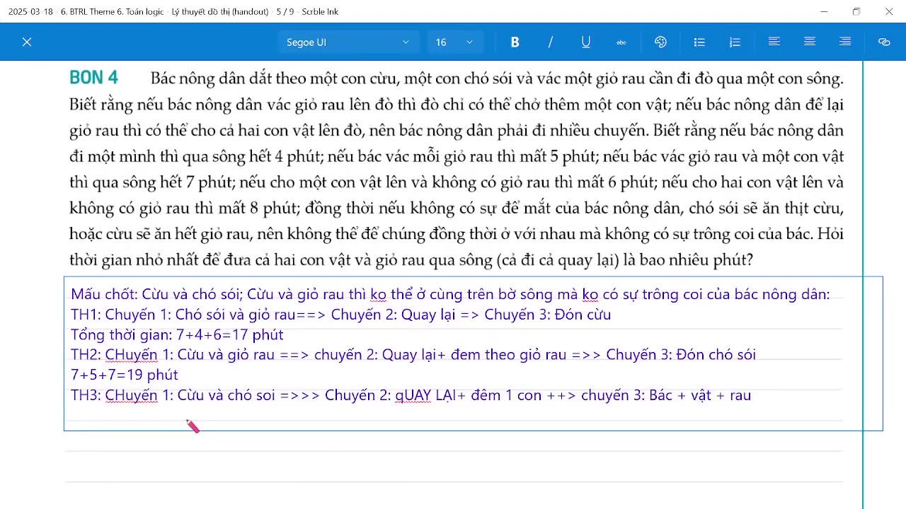 BTRL Theme 6 Toán tư duy logic – Lý thuyết đồ thị mp4
