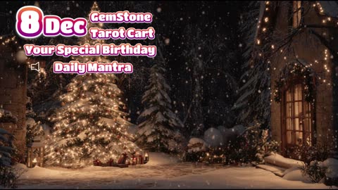 8 December 🌟 Your Special Personal Birthday Meaning December | Astrology • Tarot • Gemstones