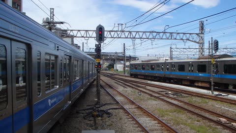 Odakyu Line in Ebina Japan.