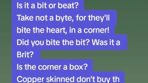 Don't bite the byte?