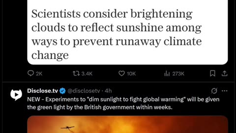 UK Approves Sunlight-Dimming Tests: Twitter Questions Geoengineering Risks
