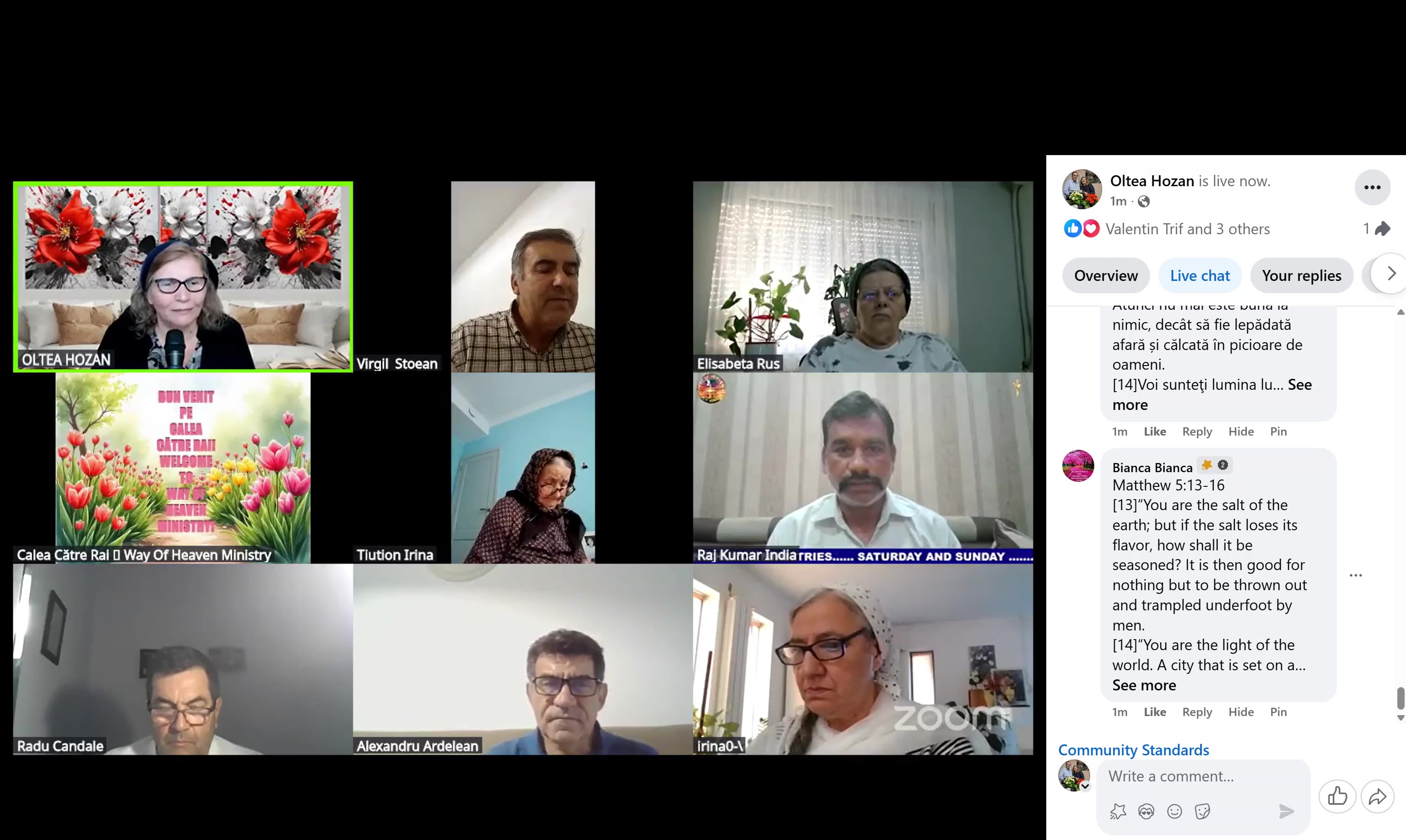 Calea Către Rai -WAY OF HEAVEN MINISTRY #cantari #music #marturii #live #predici #poem 9-13-2025