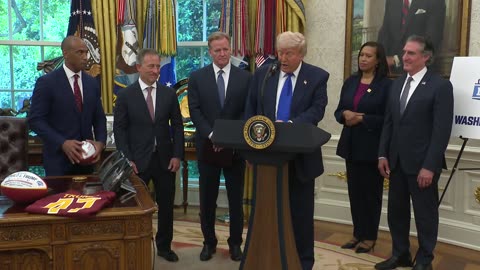 President Trump Delivers a Sports Announcement