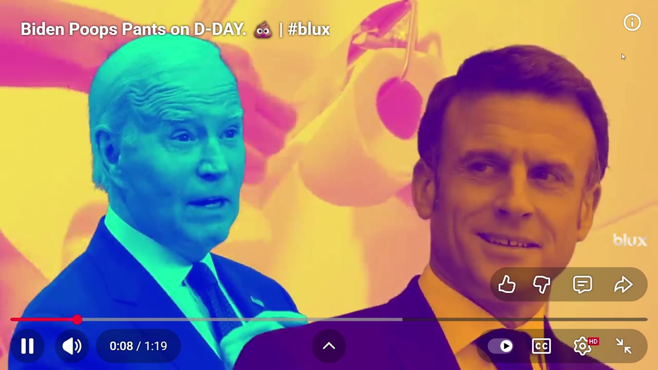NEVER FORGET: JOE BIDEN PUBLICLY CRAPPED HIS PANTS ON D DAY IN FRANCE