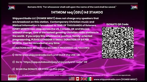 Contemporary Christian Music - Shipyard Radio LLC - POWER WRXT