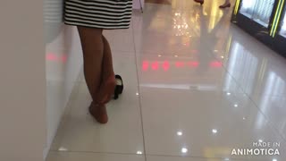 Nylon soles with huge run...