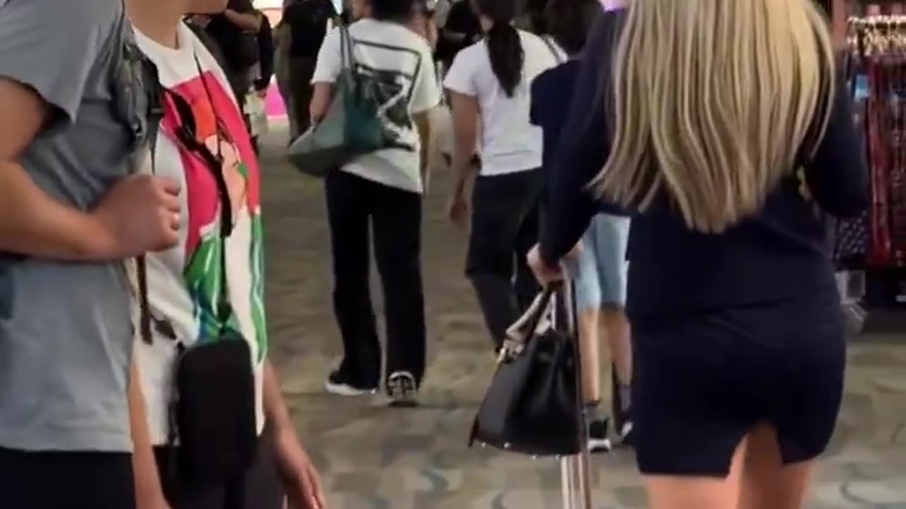 Flight delayed…because everyone’s staring 👀👀