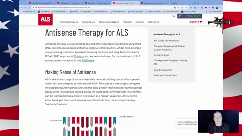 "ALS LouGehrig's Disease Investigation" with AlphaOmegaEnergy