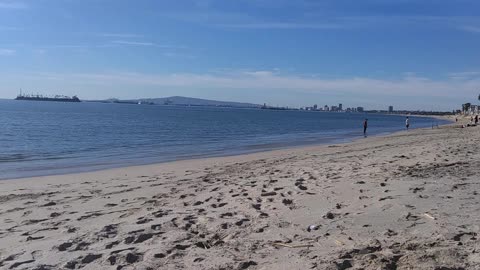 The Captain's View. 72nd Place Beach, Belmont Shore, Long Beach, California.