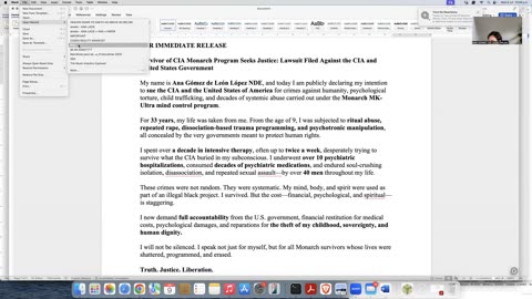 Crimes Against Humanity / My Life as a Monarch Slave | Lawsuit Filed Against CIA & U.S.