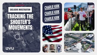 Chuck Keeler, fmr UVU Student, Tracks Robinson's Movements 9/18/25 w/ Map Key Superimposed
