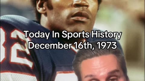 THE HISTORIC SPORTS MOMENT OF DECEMBER 16th, 1973