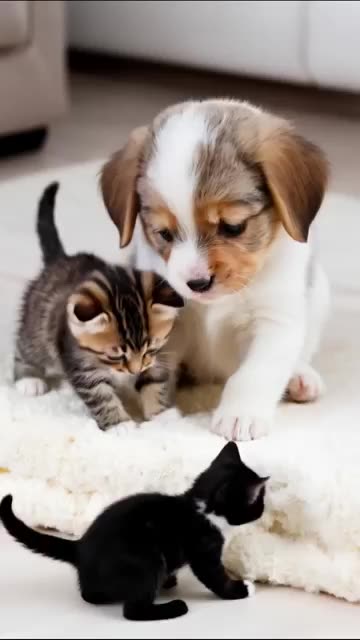 Cutest Friendship Ever! 🐶🐱💕