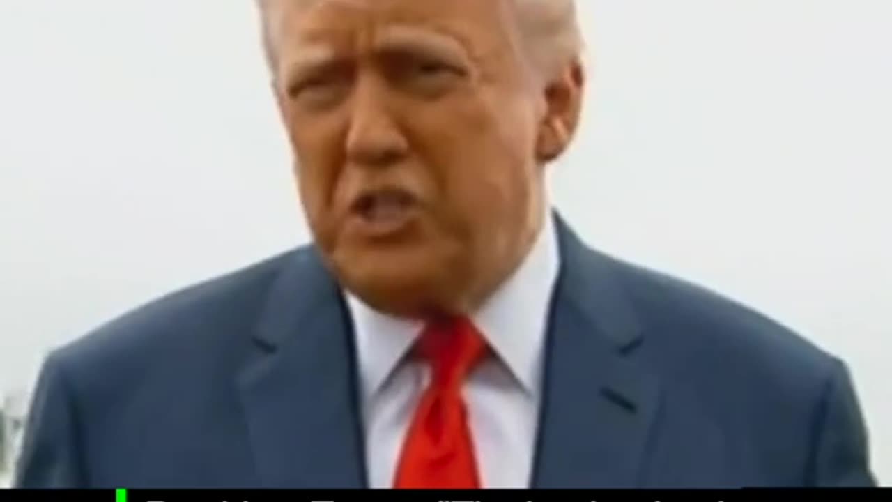 President Donald Trump On The Bar For Sending In Marines To LA: "The bar is what I think it is..."