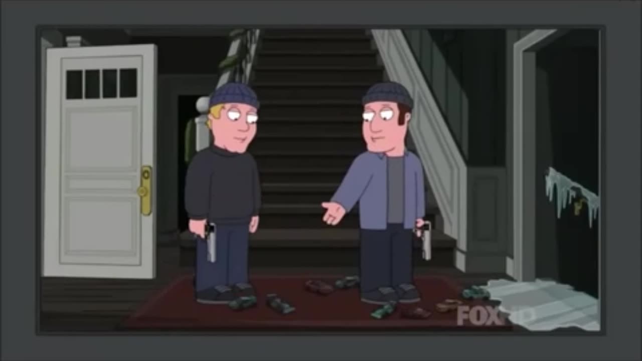 home alone by family guy style