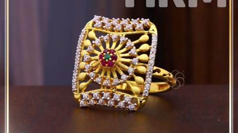 HRM | 22KT Ladies Diamond Ring 4 Different Des