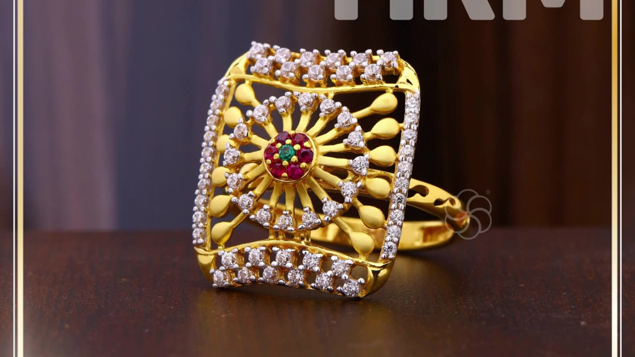 HRM | 22KT Ladies Diamond Ring 4 Different Des