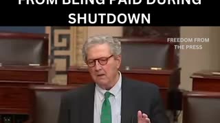 WATCH: GOP Senator Introduces Bill to Cut Congressional Pay During Shutdown