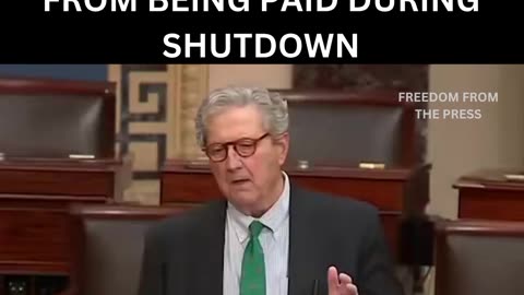 WATCH: GOP Senator Introduces Bill to Cut Congressional Pay During Shutdown