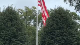 The flags at the White House have been lowered to half-mast.