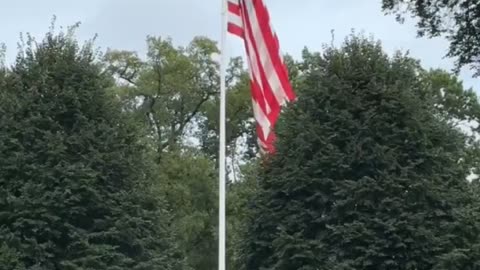 The flags at the White House have been lowered to half-mast.