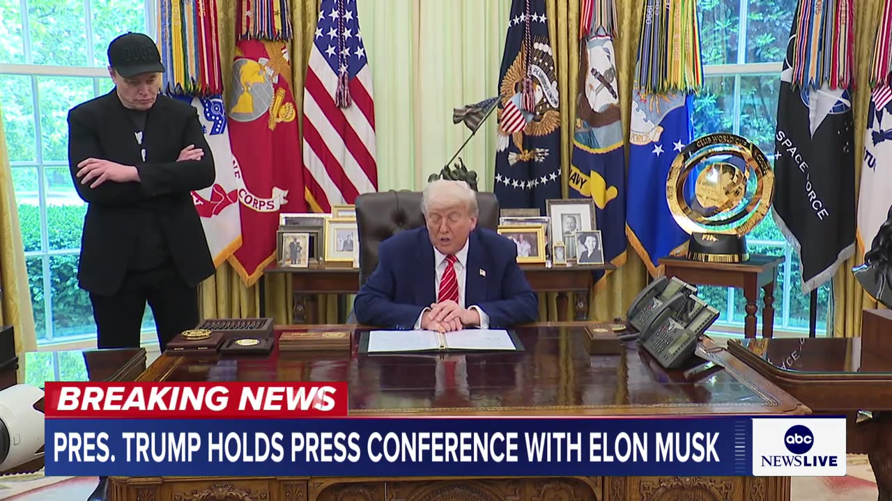 Trump thanks Elon Musk for leading DOGE