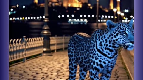 A blue tiger comes to Istanbul .