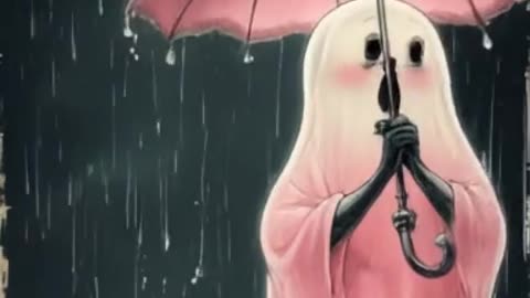 Rainy Day Ghost 👻☔ | A Vintage Haunting in the Storm