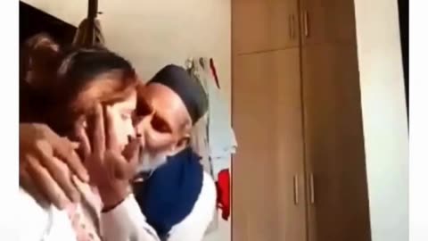 musmil girl with her father in law