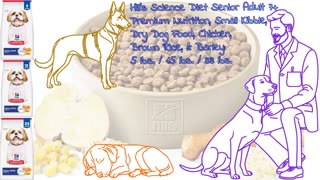 Hill's Science Diet Adult 7+, Premium Nutrition, Small Kibble, Dry Dog Food