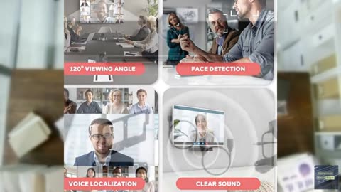Pyle 4K USB Video Conference Room Camera System 120° FOV with 5X Zoom, AI Auto F