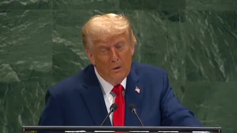 The United Nations tried interrupting President Trump.