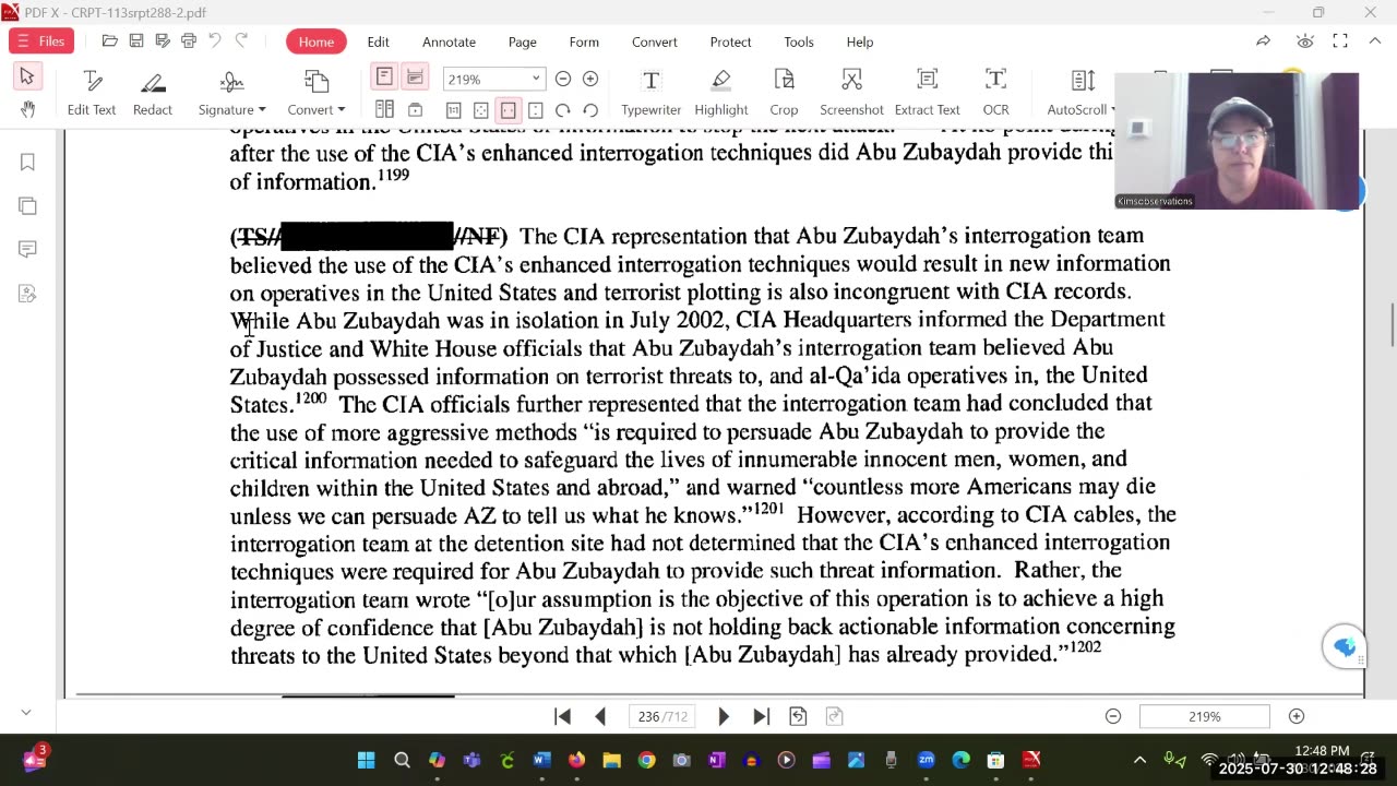 V 26 Senate Torture Rpeort