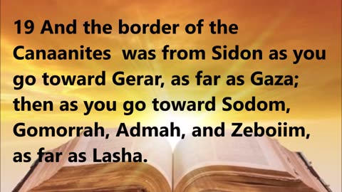 The sons of Canaan