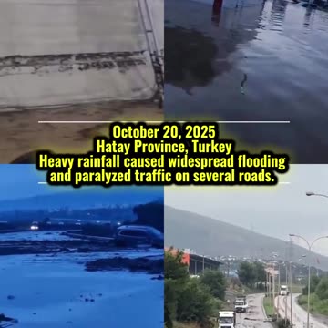 🚨October 20, 2025 Hatay Province, Turkey.