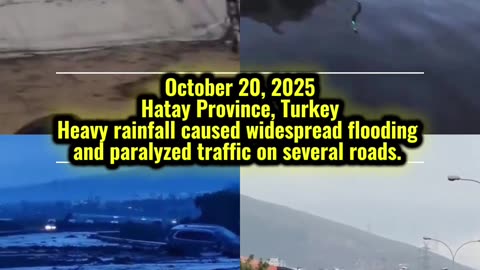 🚨October 20, 2025 Hatay Province, Turkey.