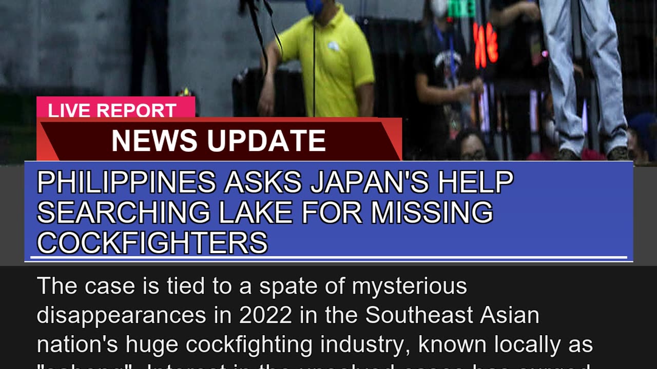 Philippines Asks Japans Help Searching Lake for M