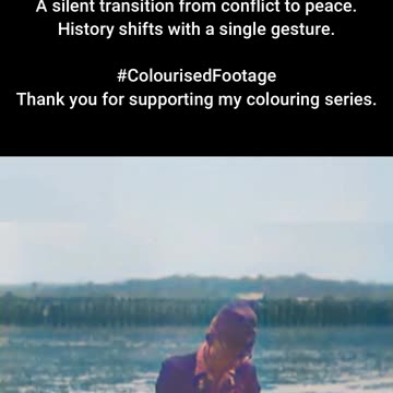 A Symbol of Surrender Japanese Troops in Malaya #ColourisedHistory