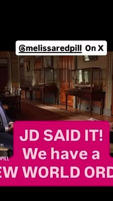 JD Vance: Trump is "definitely" ushering in an "America first" New World Order (Read Description)