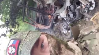 Russian Soldier Films Aftermath of Drone Strike Near Pokrovsk