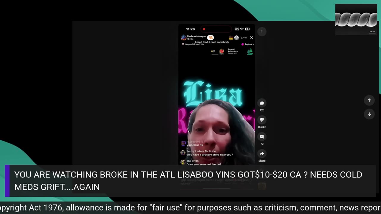 LISA BOO RECAP LAST FEW DAYS- NATE YOU NEED TO FEED YOUR G/F