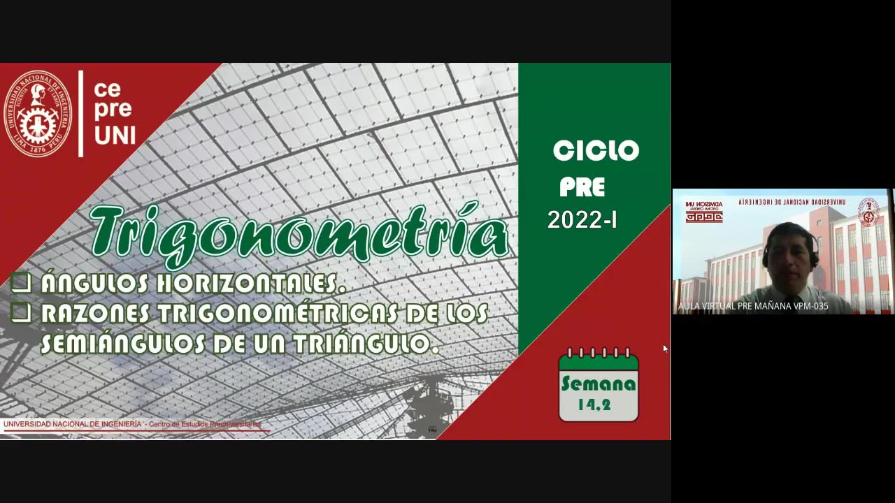 CEPRE UNI 2022 - 1 | Semana 14 | Trigonometría S2