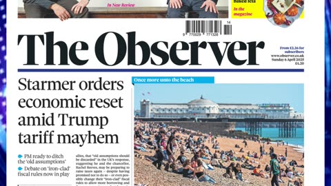 🔥Headlines for Sunday 6th April 2025 Newspaper Headlines 🎉📰#britishpress #breakingnews