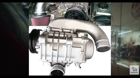 Supercharger Kit, Aluminum Supercharger Compressor Blower Booster Turbine SC14 2