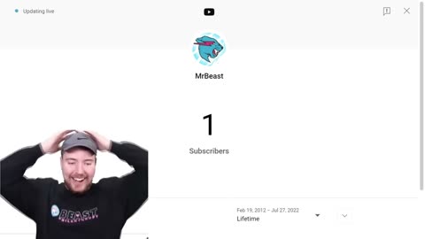 Mrbeast hit 1 subscribe