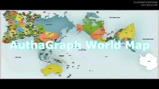 AuthaGraph World Map Is Similar to Known World Map on Plasma Moon Map! THE MOON IS EARTH'S MIRROR!