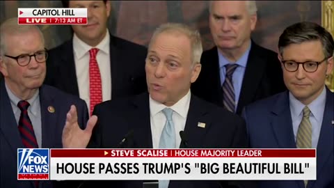 Steve Scalise: "None of this would be possible without the leadership of President Trump."
